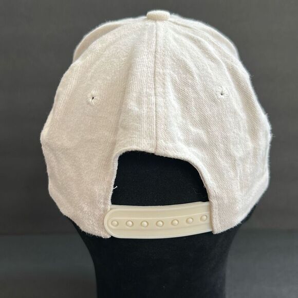 USA Embroidered Flag Cap Hat Beige SnapBack Patriotic Top of the World - Picture 5 of 10